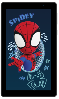 Vision TAB 7 Spidey com wallpaper do Spidey